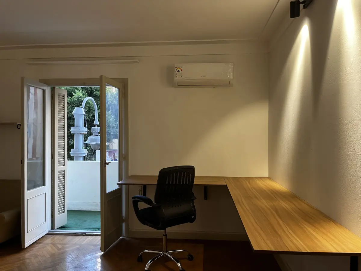 Modern private office with city views at The Circle Roushdy branch