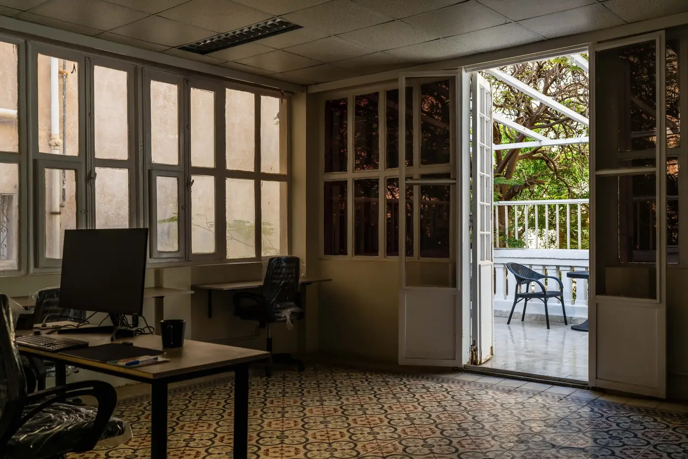 Kafr Abdo historic villa workspace